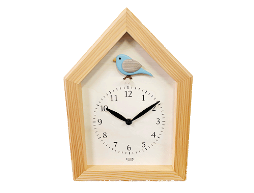 青い鳥の時計 | キコリ 手づくり時計工房【本店】｜壁掛け 贈り物 人気 