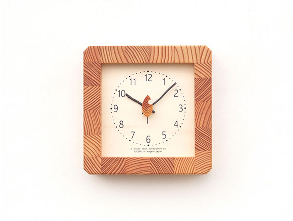 木製の掛け時計・置き時計・からくり時計など贈り物に人気の手作り時計
｜キコリ時計工房（Kicori）【本店】｜小さな森の時計