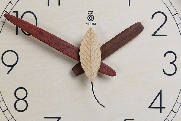 森の電葉時計（12角形）／商品一覧 キコリ 手づくり時計工房【本店】｜壁掛け 贈り物 人気 木製
