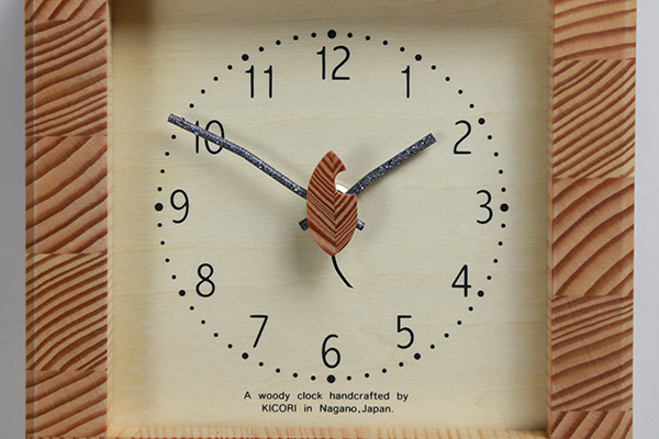 木製の掛け時計・置き時計・からくり時計など贈り物に人気の手作り時計
｜キコリ時計工房（Kicori）【本店】｜小さな森の時計