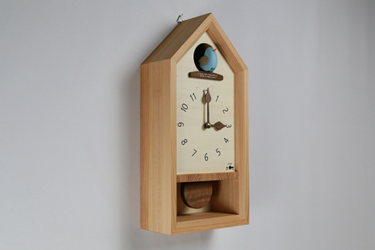 木製の掛け時計・置き時計・からくり時計など贈り物に人気の手作り時計
｜キコリ時計工房（Kicori）【本店】｜青い鳥のカッコー時計